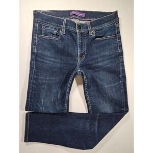 Ralph Lauren Purple Label Stretch Blue Denim Jeans Women's Sz 28 - Made in Italy